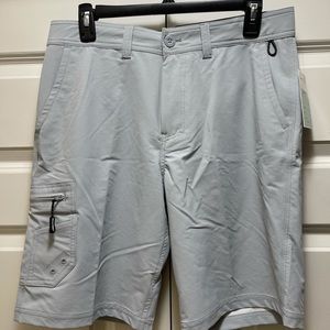 Realtree Mens Hybrid Fishing Shorts 